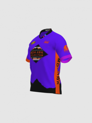 Podiumwear Men's Silver Short Sleeve MTB Jersey