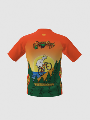 Podiumwear Men's Silver Short Sleeve MTB Jersey - New Fabric 2025!