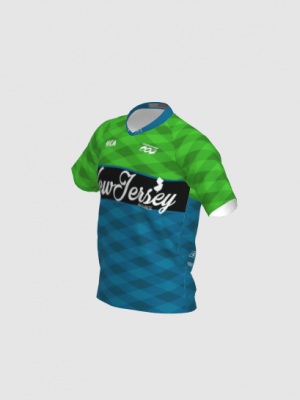 Podiumwear Men's Silver Short Sleeve MTB Jersey - New Fabric 2025!