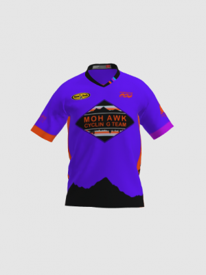 Podiumwear Men's Silver Short Sleeve MTB Jersey - New Fabric 2025!
