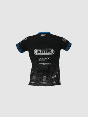 Podiumwear Women's Silver Short Sleeve MTB Jersey - NEW FABRIC 2025!