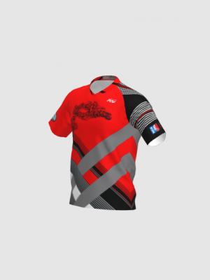 Podiumwear Men's Silver Short Sleeve MTB Jersey - New Fabric 2025!