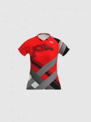 Podiumwear Women's Silver Short Sleeve MTB Jersey - NEW FABRIC 2025!