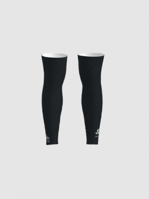 Podiumwear Dyed Black Legwarmers