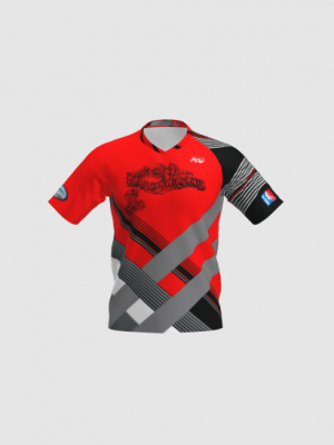 Podiumwear Men's Silver Short Sleeve MTB Jersey - New Fabric 2025!