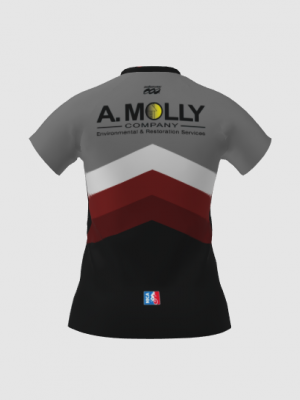 Podiumwear Women's Silver Short Sleeve MTB Jersey - NEW FABRIC 2025!