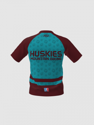 Podiumwear Men's Silver Short Sleeve MTB Jersey - New Fabric 2025!
