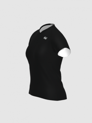 Podiumwear Women's Silver Short Sleeve MTB Jersey - NEW FABRIC 2025!