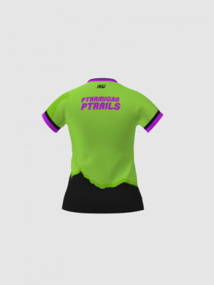 Podiumwear Women's Silver Short Sleeve MTB Jersey - NEW FABRIC 2025!