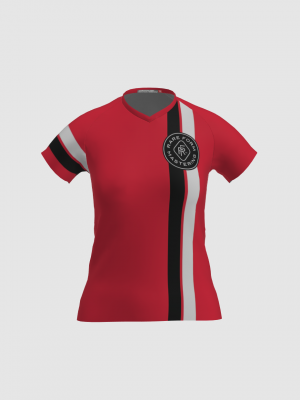 Podiumwear Women's Silver Short Sleeve MTB Jersey - NEW FABRIC 2025!