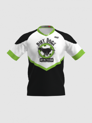 Podiumwear Men's Silver Short Sleeve MTB Jersey - New Fabric 2025!