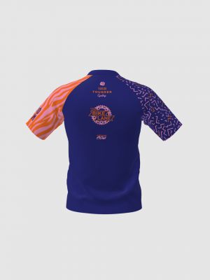 Podiumwear Men's Silver Short Sleeve MTB Jersey - New Fabric 2025!