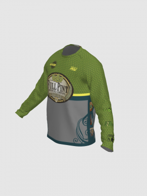 Podiumwear Unisex Silver Long Sleeve Tech Tee - New Fabric 2025!