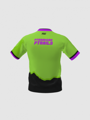 Podiumwear Men's Silver Short Sleeve MTB Jersey - New Fabric 2025!