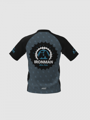 Podiumwear Men's Silver Short Sleeve MTB Jersey - New Fabric 2025!