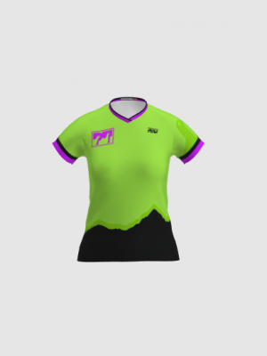 Podiumwear Women's Silver Short Sleeve MTB Jersey - NEW FABRIC 2025!