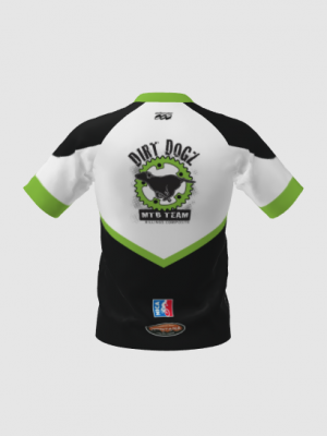 Podiumwear Men's Silver Short Sleeve MTB Jersey - New Fabric 2025!