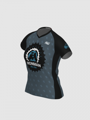 Podiumwear Women's Silver Short Sleeve MTB Jersey - NEW FABRIC 2025!