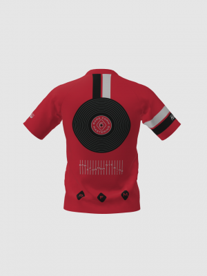 Podiumwear Men's Silver Short Sleeve MTB Jersey - New Fabric 2025!
