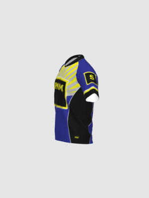 Podiumwear Men's Silver Short Sleeve MTB Jersey - New Fabric 2025!