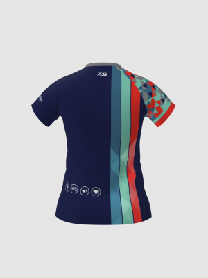 Podiumwear Women's Silver Short Sleeve MTB Jersey