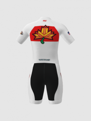 Podiumwear Men's Short Sleeve Skinsuit with Pockets