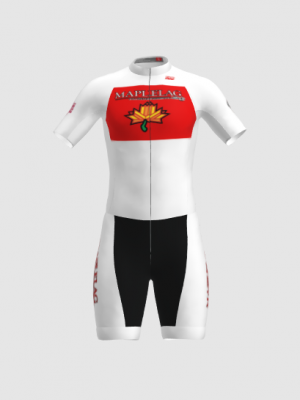 Podiumwear Men's Short Sleeve Skinsuit with Pockets