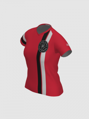 Podiumwear Women's Silver Short Sleeve MTB Jersey