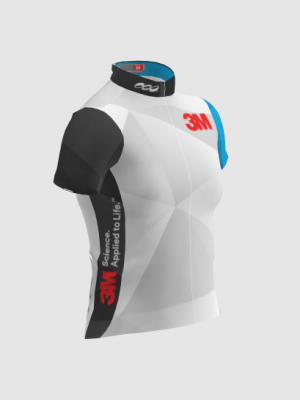 Podiumwear Women's Silver Full Zip Jersey