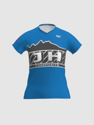 Podiumwear Women's Silver Short Sleeve MTB Jersey - NEW FABRIC 2025!