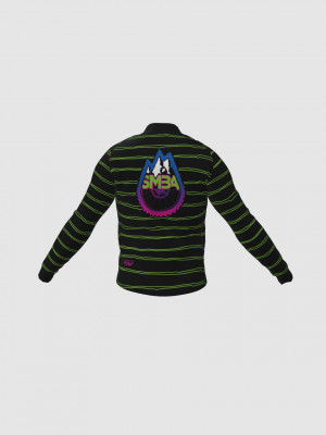 Podiumwear Men's Gold Merino Wool Long Sleeve Jersey