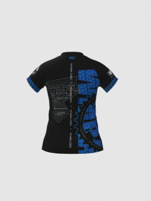 Podiumwear Women's Silver Short Sleeve MTB Jersey - NEW FABRIC 2025!