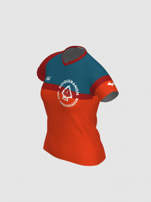 Podiumwear Women's Silver Short Sleeve MTB Jersey