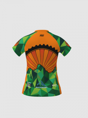 Podiumwear Women's Silver Short Sleeve MTB Jersey - NEW FABRIC 2025!