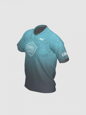 Podiumwear Men's Silver Short Sleeve MTB Jersey - New Fabric 2025!