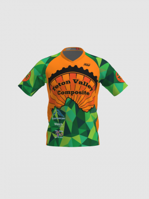 Podiumwear Men's Silver Short Sleeve MTB Jersey - New Fabric 2025!