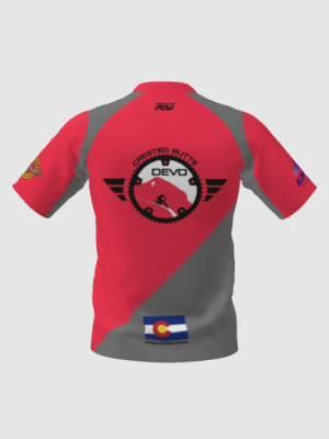 Podiumwear Men's Silver Short Sleeve MTB Jersey - New Fabric 2025!