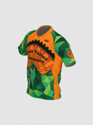 Podiumwear Men's Silver Short Sleeve MTB Jersey - New Fabric 2025!
