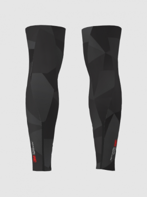 Podiumwear Dyed Black Legwarmers