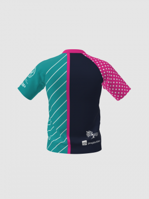 Podiumwear Men's Silver Short Sleeve MTB Jersey - New Fabric 2025!