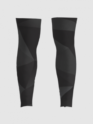 Podiumwear Dyed Black Legwarmers