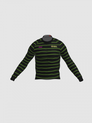 Podiumwear Men's Gold Merino Wool Long Sleeve Jersey