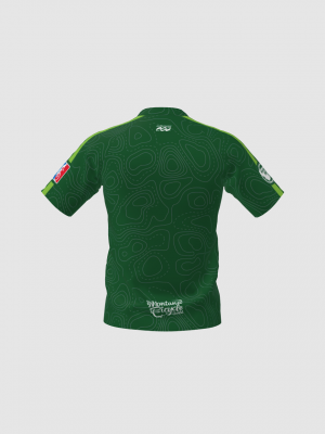 Podiumwear Men's Silver Short Sleeve MTB Jersey - New Fabric 2025!