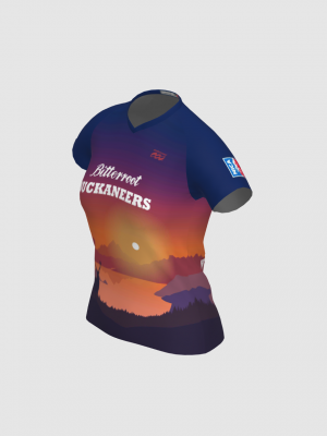 Podiumwear Women's Silver Short Sleeve MTB Jersey - NEW FABRIC 2025!