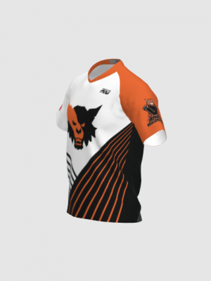Podiumwear Men's Silver Short Sleeve MTB Jersey - New Fabric 2025!