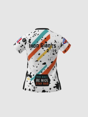 Podiumwear Women's Silver Short Sleeve MTB Jersey