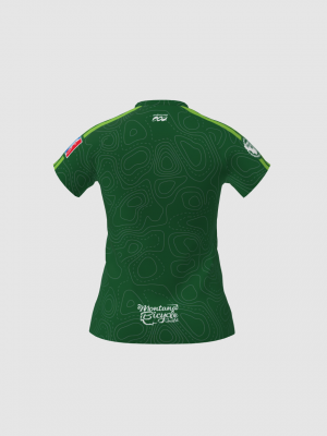 Podiumwear Women's Silver Short Sleeve MTB Jersey - NEW FABRIC 2025!