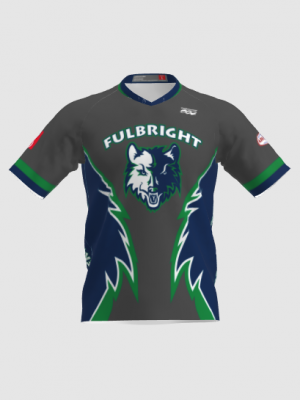 Podiumwear Men's Silver Short Sleeve MTB Jersey - New Fabric 2025!