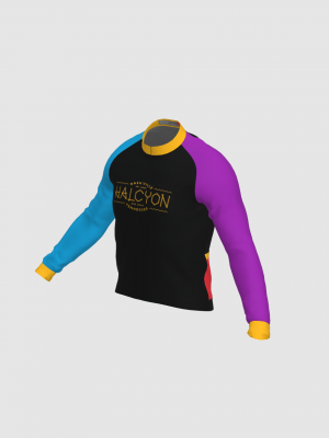 Podiumwear Men's Gold Merino Wool Long Sleeve Jersey