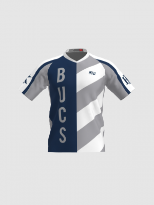 Podiumwear Men's Silver Short Sleeve MTB Jersey - New Fabric 2025!